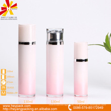 50ml 130ml pink acrylic vacuum container with pump